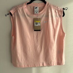BNWT Nike Dri-FIT Women's Loose Fit Training Tank Top Size S Pink